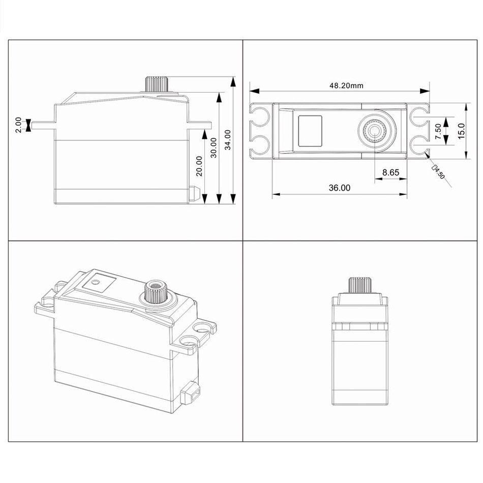 SPT25HV 25g Middle Size Servo  - Rc Car Servo avis et prix
