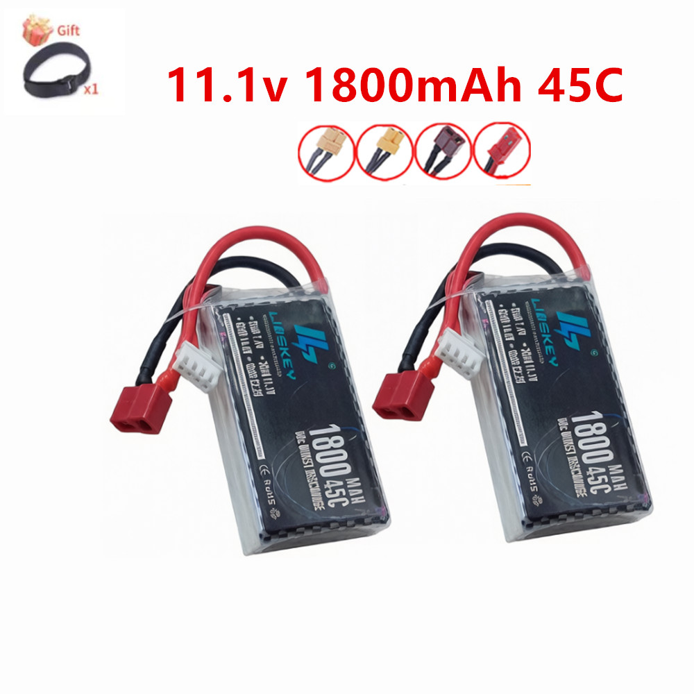 3S 1800mAh Lipo Battery 11.1V  - Drone Rc Truck avis et prix