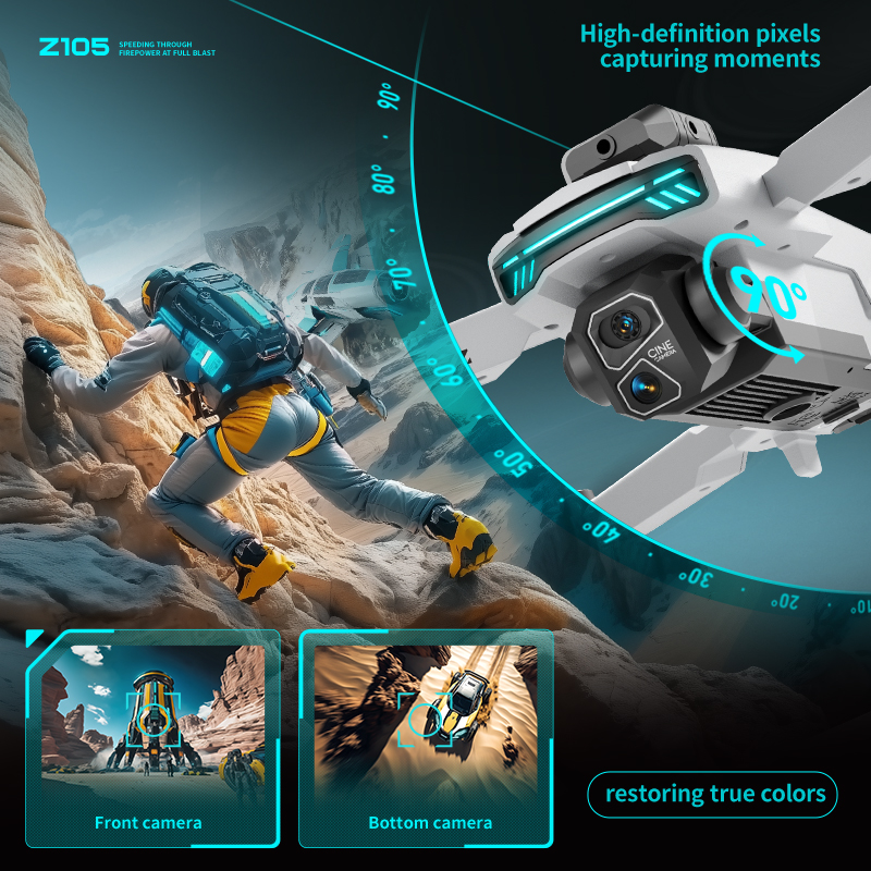 New Z105 RC Drone 8K Professio - Drone Rc Game avis et prix