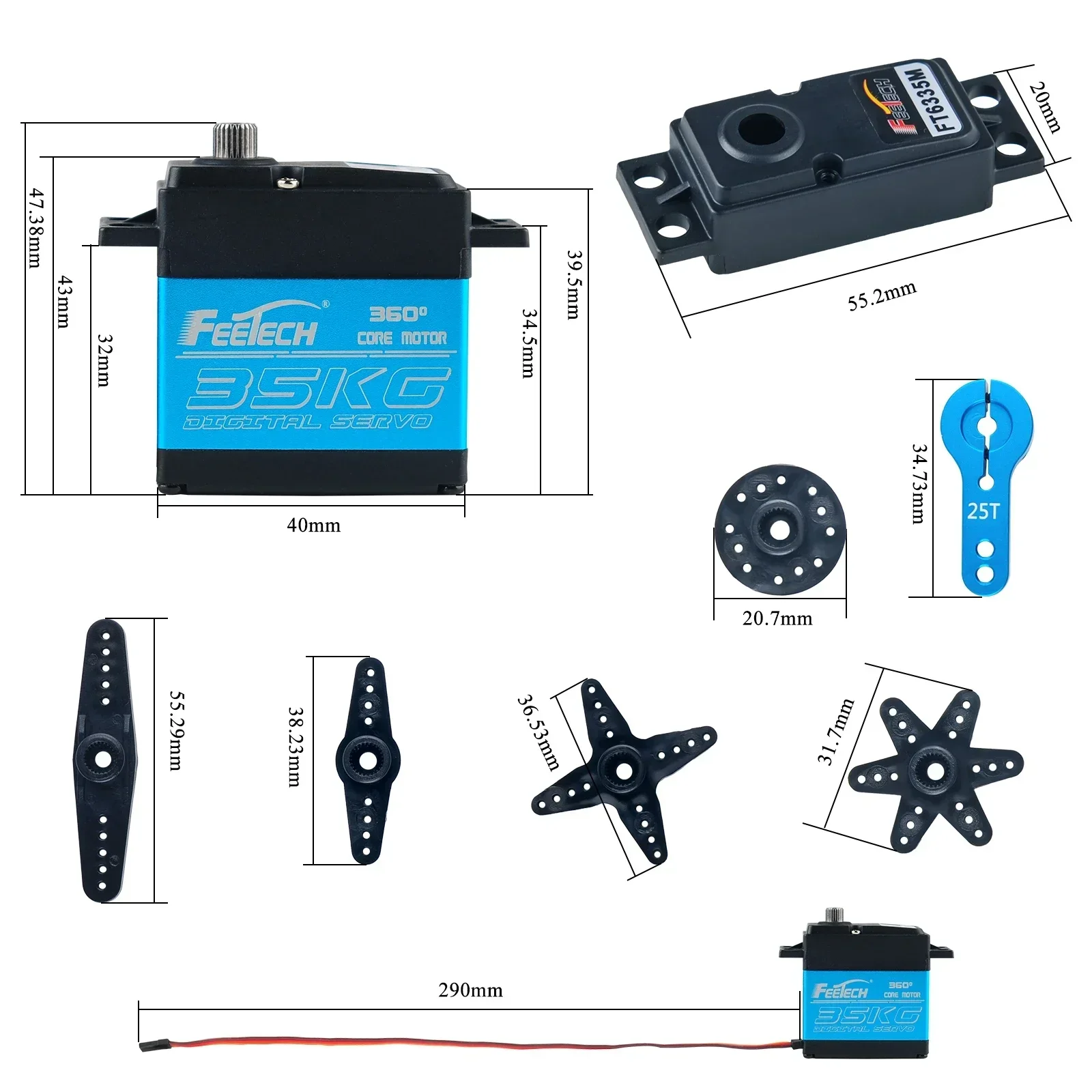 Feetech FT6335M Digital RC Ser - Rc Car Servo avis et prix