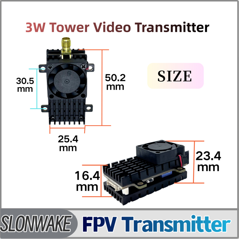 SLONWAKE 5.8G 3000mW Simulatio - Vtx Video Transmitter avis et prix
