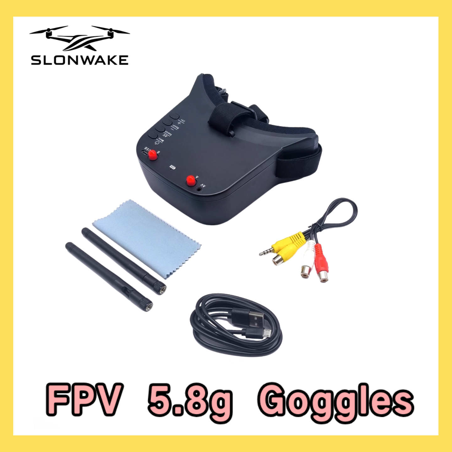 SLONWAKE 5.8G 48CH FPV 400mw V - Drone Rc Racing avis et prix