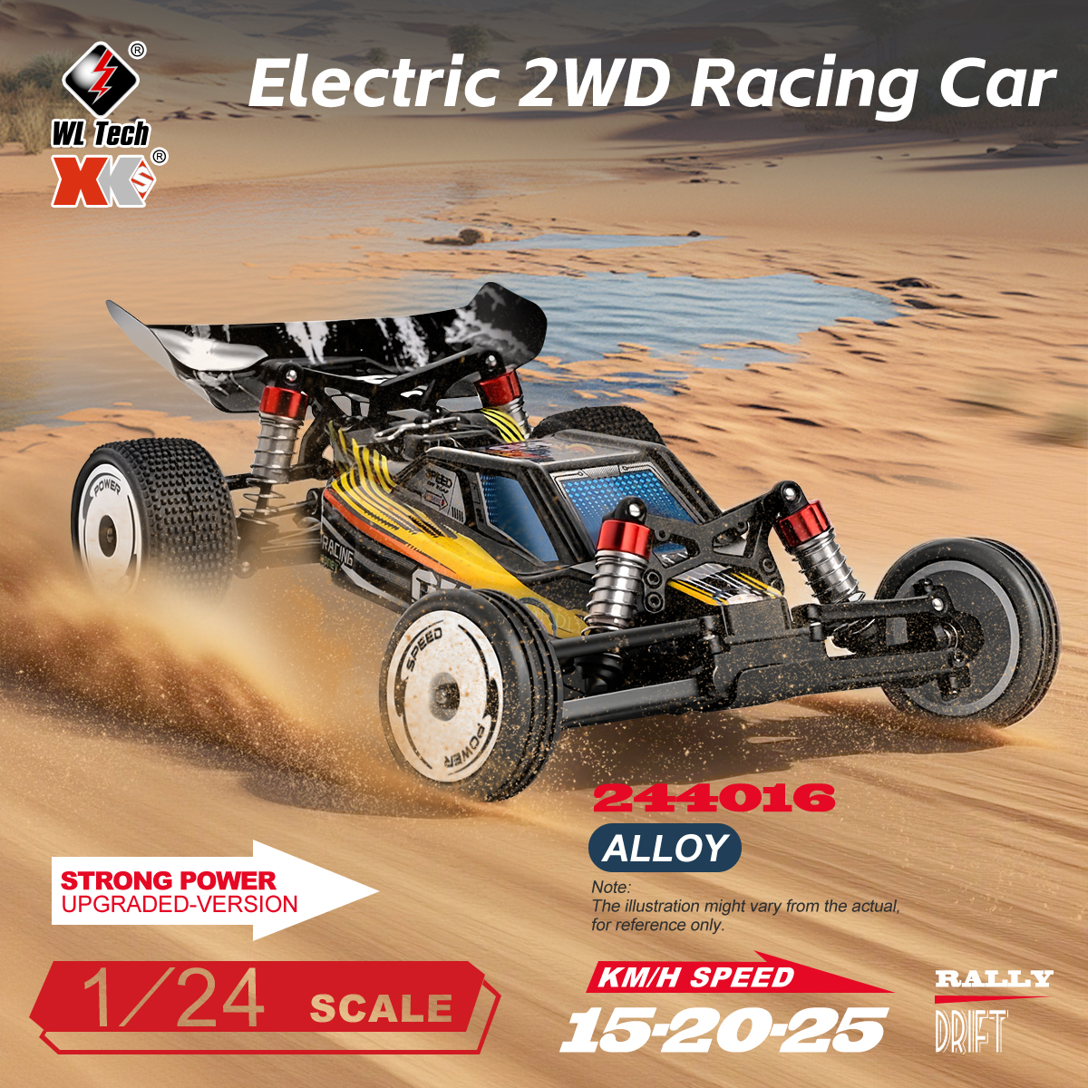 WLtoys 244016 1:24 RC Car 2.4G - Drone Or Rc Car avis et prix