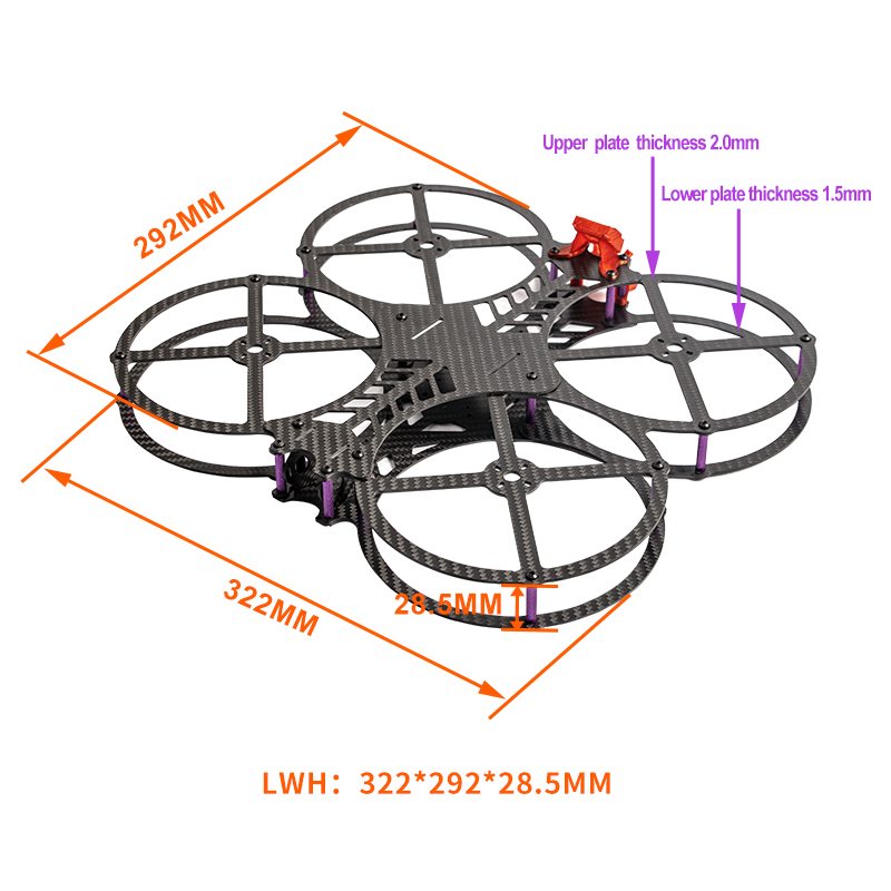 NEW 5 inch AOS Cine O5 EVO V1. - Drone Frame 5 Inch avis et prix