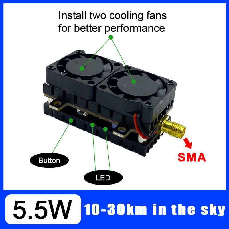 Long Range 5.8GHz 5.5W Video T - Vtx Video Transmitter avis et prix