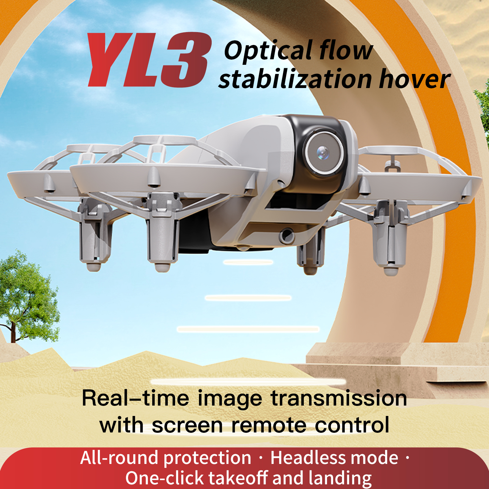 Optical Flow YT YL3 Mini Drone - Drone E88Pro Rc 4K avis et prix