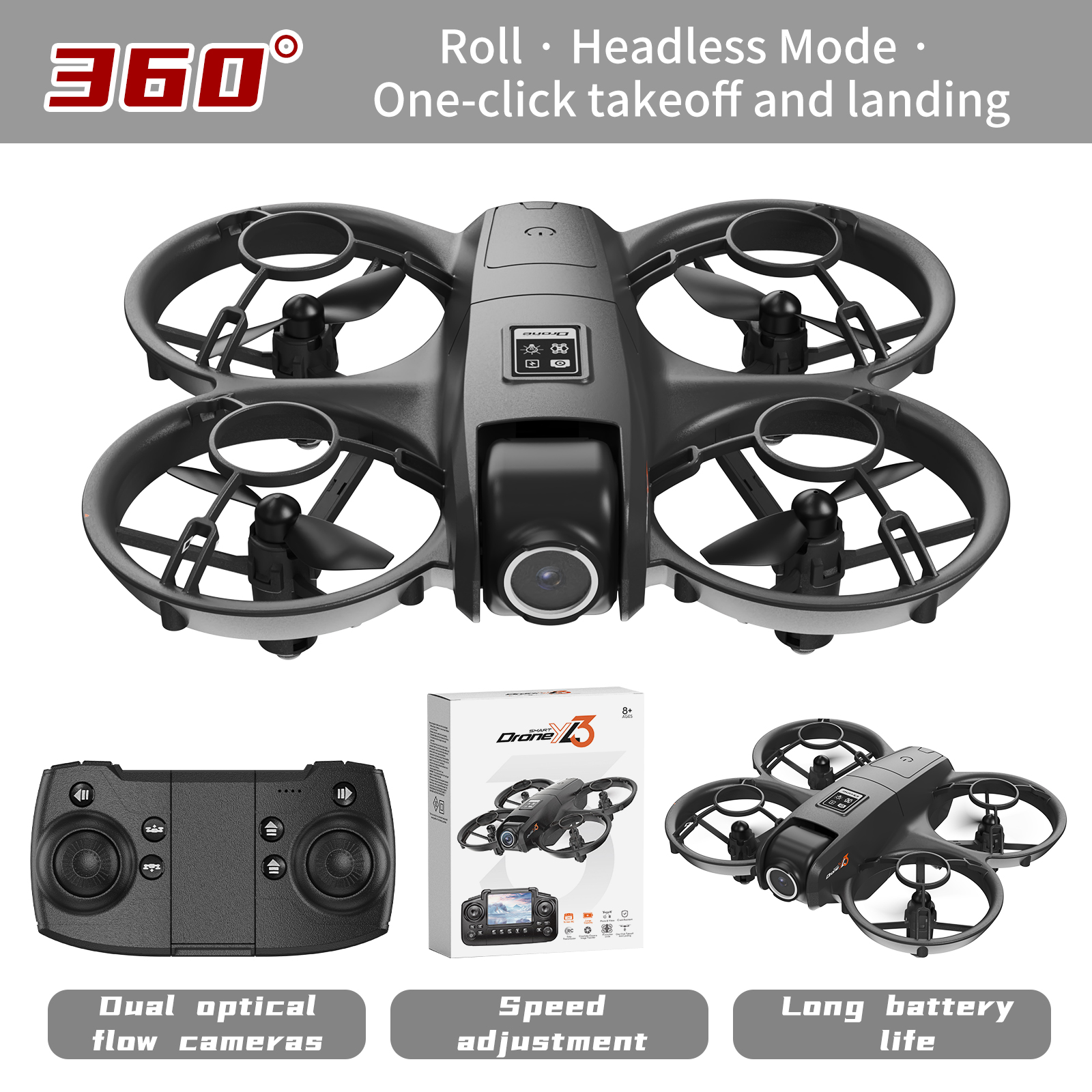 Optical Flow YT YL3 Mini Drone - Drone E88Pro Rc 4K avis et prix