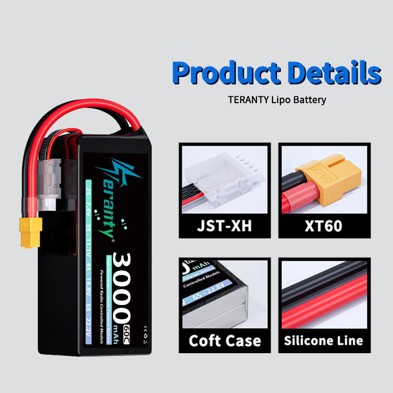 2Pcs TERANTY 14.8V 15.2V Lipo  - Drone Rc Truck avis et prix