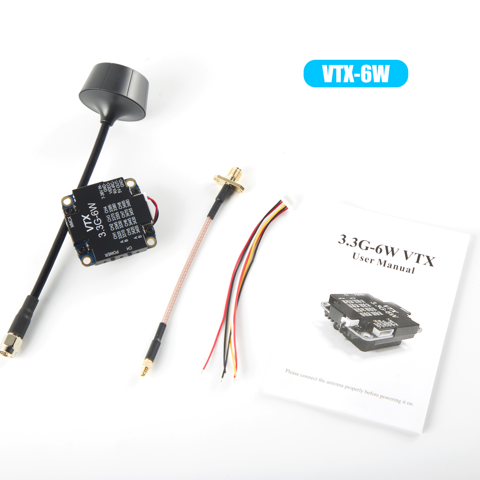 FPV Video Transmitter 3.3G 6W  - Drone Rc Racing avis et prix