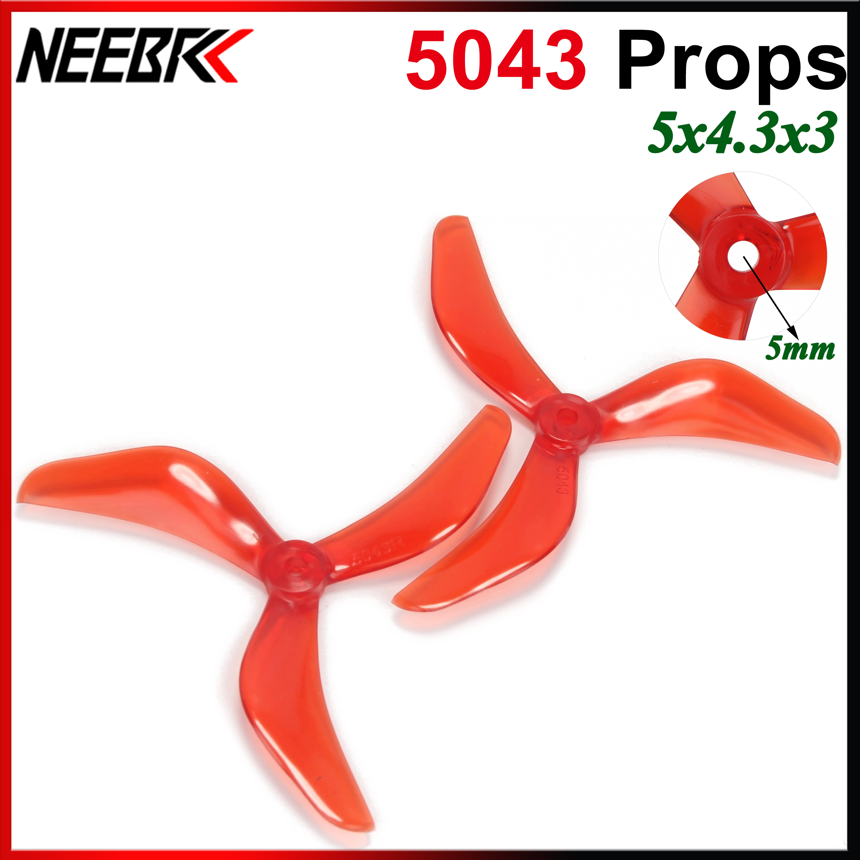 4/8PCS 5043 3-Blade Props 5X4. - Drone Frame 5 Inch avis et prix