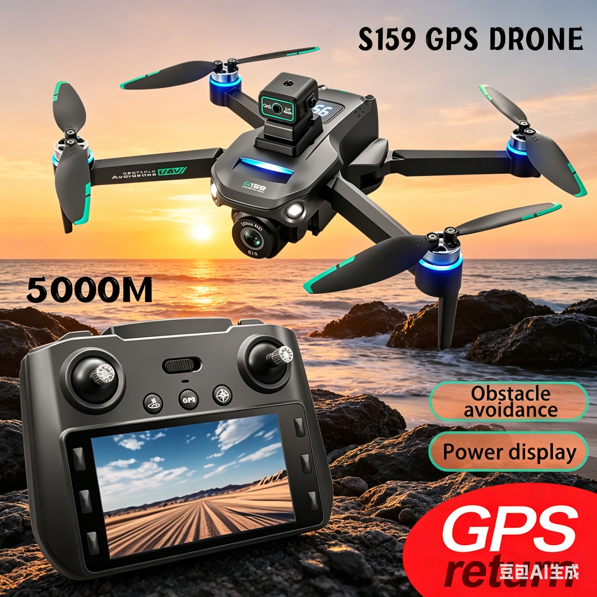 S159 GPS Drone 4K Profesional  - Drone Rc Explorer avis et prix
