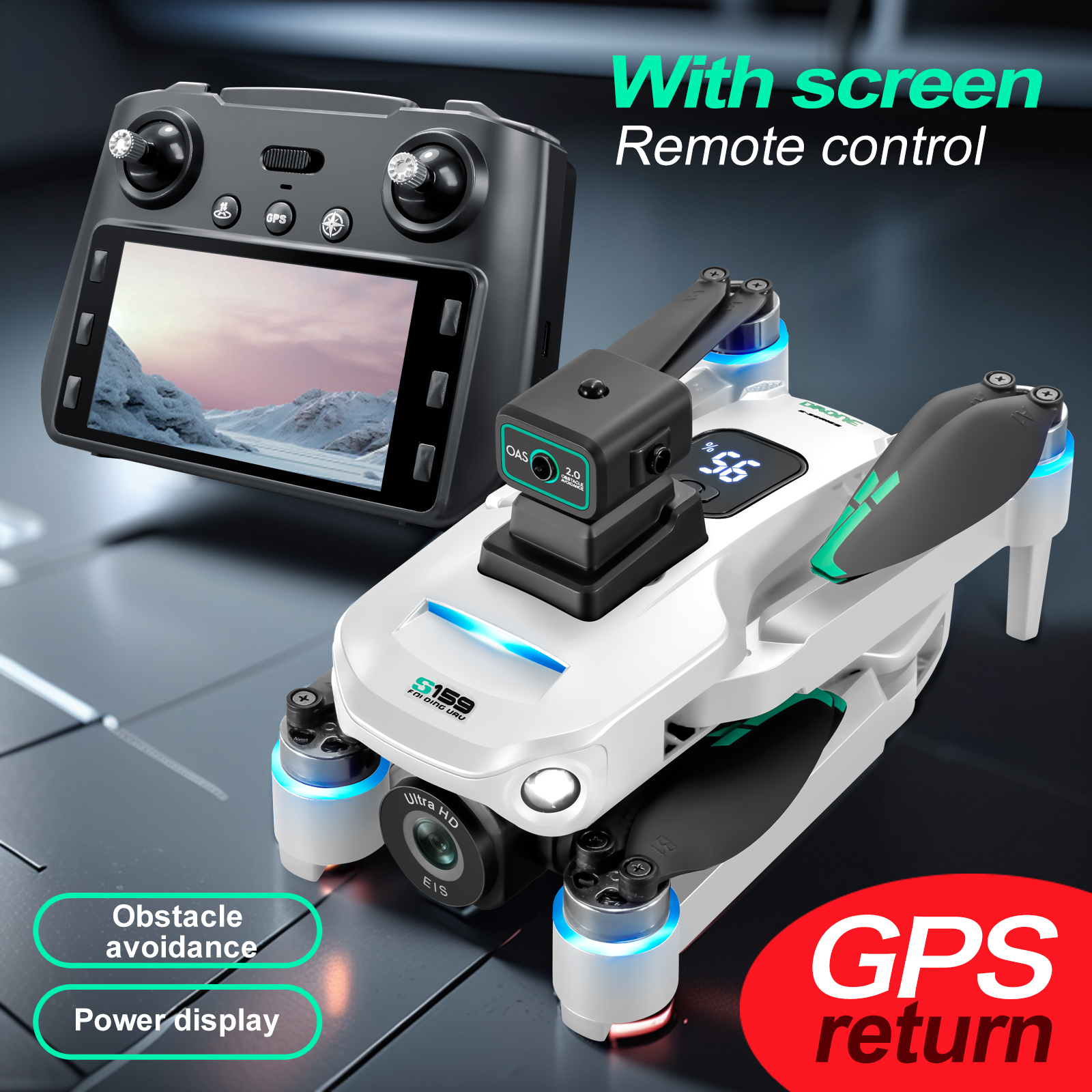 S159 GPS Drone 4K Profesional  - Drone Rc Explorer avis et prix